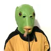 Party Masks Funny Headgear Halloween Funny Cosplay Costume Mask Unisexe Carnival Party Green Fish Head Mask Headgear 220926