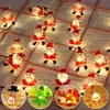 Christmas Decorations Snowman Tree LED Garland String Lights Decoration For Home Ornaments Navidad Natal Year 220926