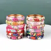 Bangle Groothandel 10stcs Cloisonne Bracelet Ethnic Han Edition Accessoires Sieraden Wind Pioen