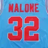 Mitch 2020 Novo camisa de tecnologia da NCAA Louisiana 32 Karl Malone College Basketball Jersey Size Youth Adult