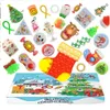 2023 New Party Fidget Toys Christmas Blind Box 24 Days Advent Calendar Xmas Knådan Musik Presentlådor Countdown Children's Gift B0927