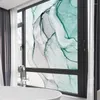 Adesivos de janela Privacidade Windows Film Decorativo Estilo de mármore vitral Glass No cola estática, aperto tonalidade fosca