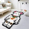 Floor mat big bear bedside cartoon animation alien bedroom living room light luxury doll carpet creative famous brand