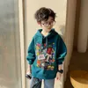 Pullover Boy s hoody höstkläder barn s stiliga medium stora lösa vårstoppar 220924