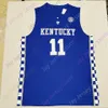 Mitch Custom 2020 Kentucky Wildcats Basketball Jersey NCAA College Fox 22 Gilgeous-Alexander Murray Towns Wall Rondo 11 Dontaie Allen