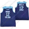 Митч 2020 Новый NCAA Rhode Island Jerseys 12 Cuttino Mobley College Basketball Jersey Size Size Youth All Sleded