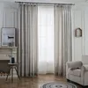 Curtain Curtains For Living Room Dining Bedroom Luxury Elegant Polyester Cotton Linen Jacquard Plain Dark Pattern Chinese Style