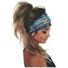 Headpieces pannband för kvinnors hårsträning pannband bandana elastiskt band huvudtryck wrap kvinnor manlig sport