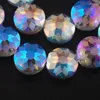 Perles 5 pièces 18mm Rondelle à facettes en verre de cristal mat en vrac pour la fabrication de bijoux artisanat de bricolage