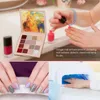 Kit per nail art 16 colori palette di gel solido Neutral Nude Warm Polish Long Lasting Pudding Paint Kit fai da te