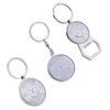 Perpetual Calendar Keychain Sun Moon Compass Keyring Valentine's Day Par Gift Metal Compass Key Chain Pendant Bottle Opener