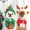 Décorations de Noël Chien Bandana de Noël Chapeau de Père Noël Écharpe pour Chien Triangle Bavoirs Foulard Costume de Noël Tenue pour Petits Moyens Grands Chiens Chats Animaux 220926