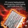 Draagbare elektrische kachel voor thuiskantoor Huishouden PTC Verwarming Warme luchtblazer Desktop Warmer Machine