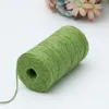Outdoor Gadgets 100M Colorful Natural Burlap Hessian Jute Twine Cord Rope String Gift Packing Strings Christmas Event & Party