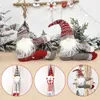 Decora￧￵es de Natal Papai Noel Claus Elk Curtain Buckle Doll Ornament Merry Decoration for Home Xmas Gifts Navidad Ano 2023 220924