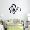 Wandstickers 3D DIY Acryl Circle Mirror Sticker Clock Home Decoratie 2022