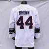 Mitch 2020 novo NCAA Syracuse Orange Jerseys 44 Jim Brown College Football Jersey Tamanho Branco Adulto adulto All costurado