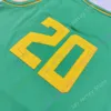 ミッチカスタム2020ニューNCAAカレッジオレゴンアヒルジャージ任意の名前バスケットボールジャージーサイズ青年大人オールステッチ刺繍
