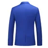 Blazer de 17 colores con pantalones para hombre, traje Social de boda para graduación, esmoquin a la moda para hombre, trajes de oficina de negocios ajustados formales, conjunto de 2 uds 6XL-M