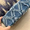 chanells en iyi chandal flep chanellies çanta kaliteli kadınlar zincir tuval deri omuz çanta çantası katı elmas kontrol denim çapraz çantalar moda donanım lett