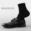 Men's Socks 10pairs Polyester Cotton Middle Tube Summer Thin Solid Color Breathable Business Men Drop 220924