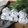 Décorations de Noël Boule transparente de Noël Pendentif Ornements d'arbre de Noël Décoration de Joyeux Noël pour la maison Navidad Cadeaux Année 2023 220926