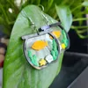 Brincos de peixe transparente Drop Goldfish Fashion ACRYLIC JEWELRY GIRL FIRN GOLDFISHDangle Chandelier