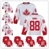 Gla A3740 87 Sidney Crosby 88 Brent Burns 91 Steven Stamkos 91 Tyler Seguin Team Canada 2019 Coupe du monde de hockey Premier maillot domicile