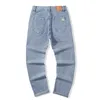 Jeans masculino Fashion Streetwear Casual Loose Business Business todos combinam com calças de jeans retas Marca masculina Fin Plus Size calças 220923