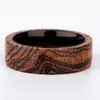 클러스터 반지 Bobo Bird Wood Ring Handmade 성격 목재 결혼 신랑 반지 남성 파티 보석류 위대한 크리스마스 선물 220922