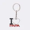 Personalization Keychain gift with Blank sublimation aluminum plate insert DIY customize your picture other printer supplies 1000 pieces