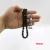 Strand tasbih arenito verde natural Ramadã eid presente muçulmano Rosário Islâmico 33 contas Bracelet Misbaha Acessórios à mão