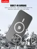Capas de celular de luxo com suporte de lente de metal magnético capa de telefone fosca para iPhone 12 13 14 Pro Max para Mag Sem fio ímã de carregamento capa traseira casos T220921