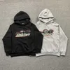 Erkek Eşofman FW Trapstar Hoodie Takım Elbise Erkek Kadın Kırmızı Siyah Kaplan Kafası Havlu İşlemeli Kapüşonlu Sweatshirt Peluş 220.924