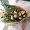 Decoratieve bloemen Bunch Natural Rose Eternelle Gedroogde bloem Gypsophila Bouquet Diy Home Wedding Party Decor Festival Ceremonie Flores