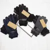 Australien designer handskar herrar vinter fleece handske pekskärm varm handske tonåring nonslip elastisk tellefingers vantar utomhus vindtät mitts gåva