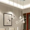 Pendelleuchten, transparente Kristall-LED-Esszimmer-Bar-Licht, moderne Mode für Zuhause, Leben, einfach, kreativ, DHL-frei