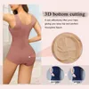 Women's Shapers Waist Tummy MiiOW Women Bodysuit Butt Lifter Shapewear Trainer Body Control Bustiers Corrective Slimming 220923