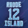 Митч 2020 Новый NCAA Rhode Island Jerseys 12 Cuttino Mobley College Basketball Jersey Size Size Youth All Sleded