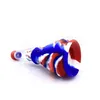 Smoke Silicone Water Pipe Hookahs With Eye Decoration Smoking Accessories glass Bowl Tobacco Dab Rig Kits