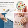 Party Favor DIY SubliMation Round rostfritt stål Trinket med 3 fack Portable Container för resor utomhus