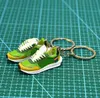 Designer Mini 3D Stereo Sneaker Keychain Woman Mannen Kinderen Key Ring Geschenk Hoogwaardige schoenen Keychains Car Handtas Key Chain Basketball schoenen