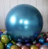 Large metallic Balloons 36 inch Big party Balloon Helium Giant Latex chrome Balloons for Birthday Wedding christmas Baby Shower Carnival supplies