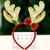 Headpieces Cross Headband Christmas Accessories Fabric Buckle Tie Head Snowflake Antlers Hair Decoration House