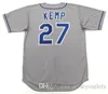 Maglie da baseball NEW College Baseball Indossa uomini da baseball Los Angeles 10 HIDEO NOMO 12 JEFF KENT 27 MATT KEMP 38 ERIC GAGNE 43 RAUL MONDESI 55 OREL HERSHISER