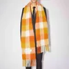 Fashion Luxury Ac Scarf Men's Scarves Imitation Cashmere Plaid Wraps Long Student Bib Warm Shawl Rainbow Thick Lattice