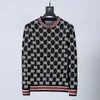 22ss luksusowy męski sweter Knitting haft projektant bluzy jumper pull homme mężczyźni kobiety sweter z długim rękawem modna bluza