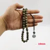 Strand Natural Balmatine Japer Stone Tasbih Muslim Armband Mans Misbaha Gift Prayer P￤rlor Islam smycken Saudiska modetillbeh￶r
