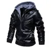 Men's Leather Faux Drop Oblique Zipper Motorcycle Jacket Brand Military Autumn Pu Jackets Coat European size S-5XL 220924