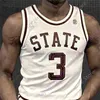 Mitch 2020 Mississippi State Basketball Jersey NCAA College Carter Perry Robert Woodard II Molinar D.J. Stewart Jr. Abdul Ado Hood Malone